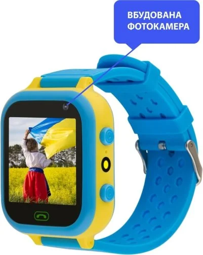 Фото: Смарт годинник AmiGo GO009 Blue-Yellow № 11 | KTC