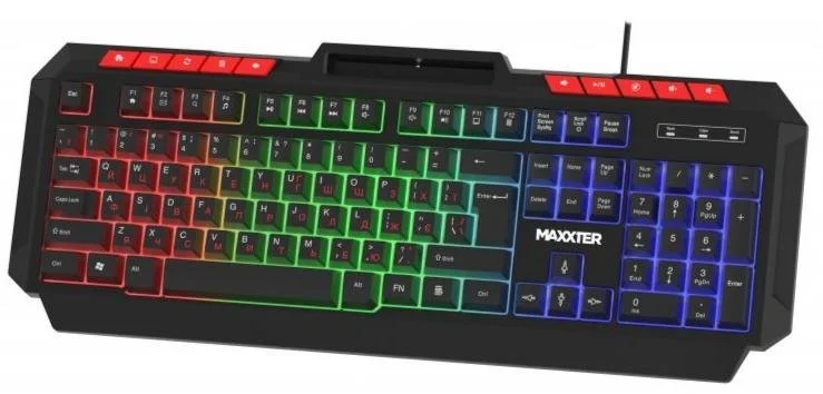 Фото: Клавіатура Maxxter KBG-UML-02B-UA Black № 8 | KTC