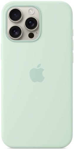 Чохол Apple for iPhone 16 Pro Max - Silicone Case with MagSafe Aquamarine (MDGY4)