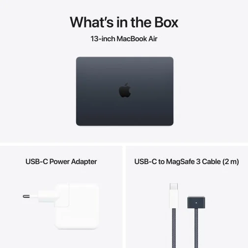 Фото: Ноутбук Apple MacBook Air 13.6 M4 8GPU Midnight (MW123) № 23 | KTC