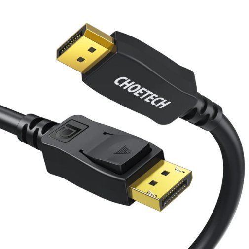 Кабель Choetech v1.4 DP / DP 2m Black (XDD01-V1-BK)