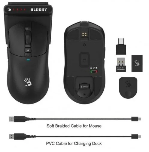 Фото: Миша Bloody R72 Pro Duo Wireless Black (R72 Pro Duo (Black)) № 29 | KTC
