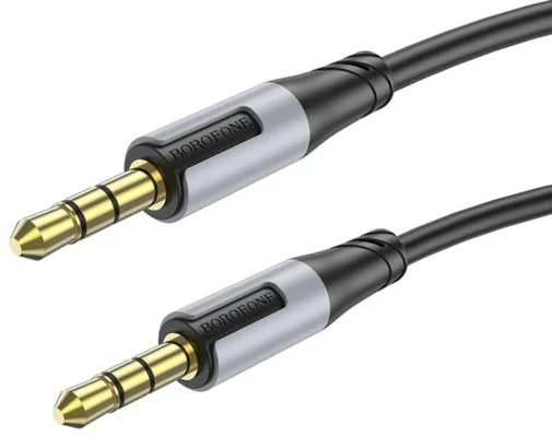 Фото: Кабель BOROFONE BL19 Jack 3.5mm / Jack 3.5mm 1m Black (6941991108310) № 7 | KTC