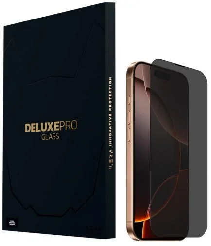 Фото: Захисне скло iLera for Apple iPhone 16 Pro - DeLuxe Incognito FullCover Glass (ILINDL16PR) № 7 | KTC