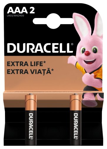  Батарейка Duracell LR03 AAA MN2400 BL/2 (81268853)