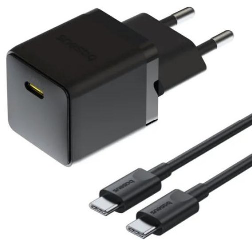 Зарядний пристрій Baseus Palm 20W Black with Type-C/Type-C (P10111602113-01)