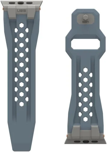Фото: Ремінець UAG for Apple Watch Ultra 2/Ultra 49/45/44/42mm - Monarch Cloud Blue/Titanium (194158114136) № 15 | KTC