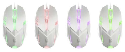 Миша Defender Cyber MB-560L White (52561)