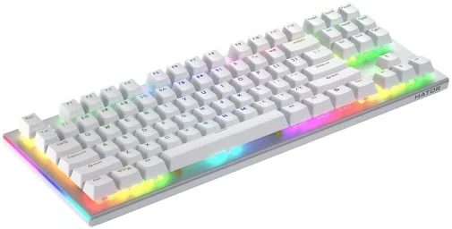 Фото: Клавіатура Hator Gravity X TKL Aurum Orange Linear US White (HTK551) № 9 | KTC