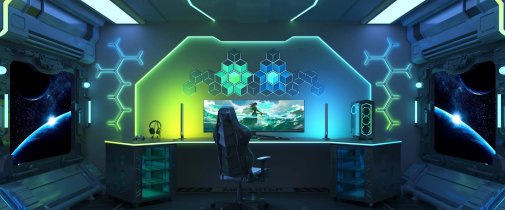 Смарт-освітлення Govee H606A Glide Hexagon Light RGBIC 10pcs White (H606AC81)