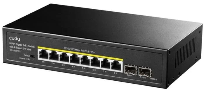 Фото: Комутатор Cudy GS1008PS2 (GS1008PS2_EU) № 6 | KTC