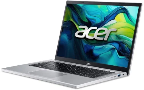 Фото: Ноутбук Acer Aspire Go 14 AG14-71P-5950 NX.J4QEU.002 Silver - 14" IPS 60 Гц / Intel Core i5 / i5-13420H / DDR5 16 ГБ / PCI-E SSD 512 ГБ / Intel UHD Graphics № 9 | KTC
