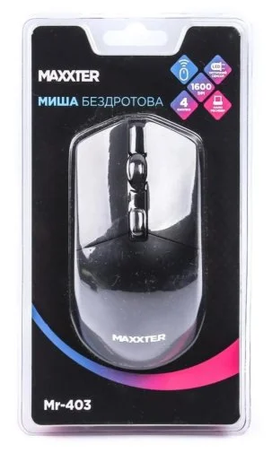 Фото: Миша Maxxter Mr-403 Black № 8 | KTC