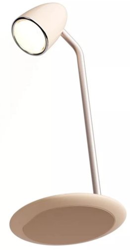 Настільна лампа з бездротовою зарядкою Proove Modern beige