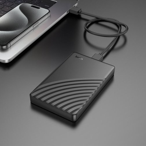 Кишеня зовнішня Hoco HB46 SSD/HDD USB3.0 Black (6942007628266)