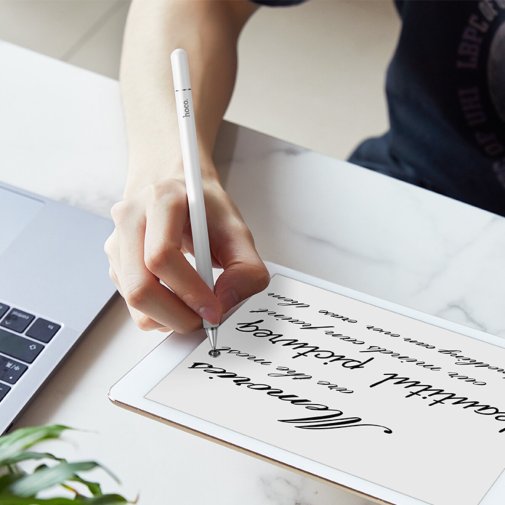 Стилус Hoco GM103 Fluent Series Universal Capacitive Pen White (6931474767127)