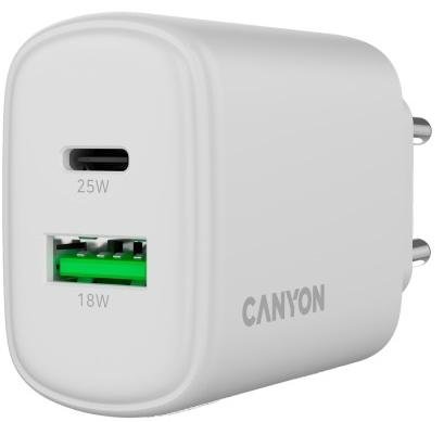 Зарядний пристрій Canyon OnCharge 250 25W White (CNE-CHA250-21)
