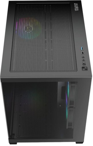 Корпус Gamdias Aura GC10M ARGB Black with window (4711514502329)
