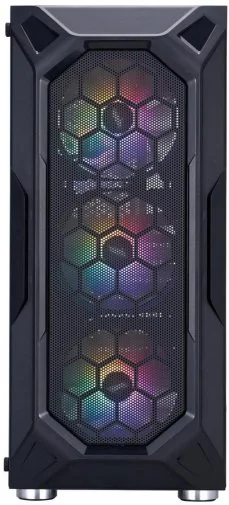 Фото: Корпус 1stPlayer X6-BK-4F1 Black with window № 14 | KTC