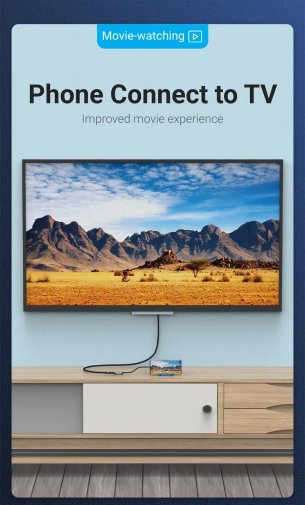 Перехідник Vention TDEHB Type-C / HDMI Grey