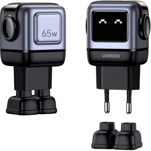 Зарядний пристрій UGREEN CD361 GaN 65W Grey (25685B)