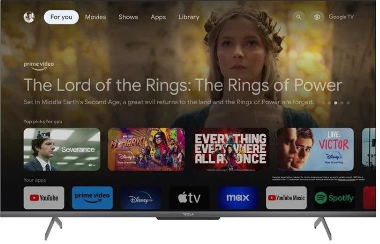 Фото: Телевізор QLED Tesla Q50S935GUS (Google TV, Wi-Fi, 3840x2160) № 11 | KTC