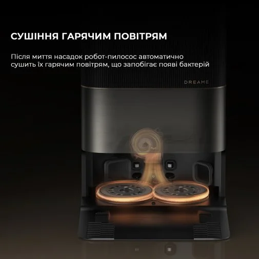 Фото: Робот-пилосос Dreame Bot X50 Ultra Complete Black (RLX85CE-4-BL) № 39 | KTC