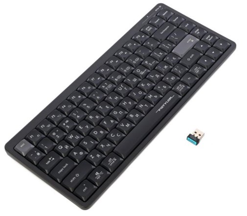Клавіатура компактна A4tech Fstyler FBX53C BT/WL Black (FBX53C Black)