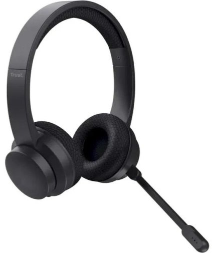Гарнітура накладна Trust Ayda Wireless ENC, Black