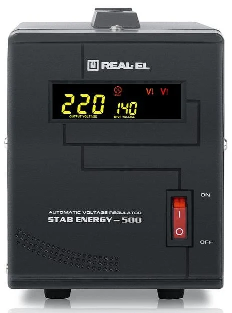 Фото: Стабілізатор Real-EL Stab Energy-500 (EL122400011) № 9 | KTC