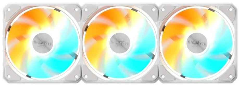 Фото: Кулер Gigabyte EZ Chain Fan 120 Ice 3pcs White (GP-GBT EZFAN1203 ICE) № 9 | KTC