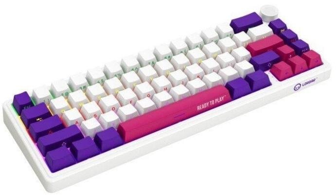 Клавіатура Lorgar KBP70MW Toxic Purple ENG WL/RT/USB White (LRG-KBP70MW-WH-US)