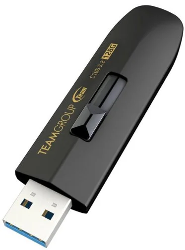 Фото: Флешка USB Team C186 128GB Black (TC1863128GB01) № 8 | KTC