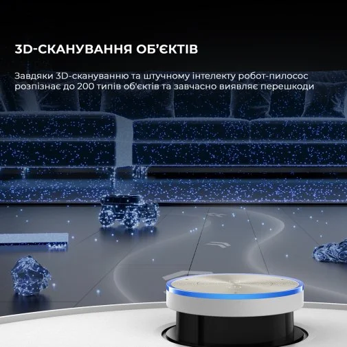 Фото: Робот-пилосос Dreame Bot X50 Ultra Complete White (RLX85CE-4-WH) № 34 | KTC