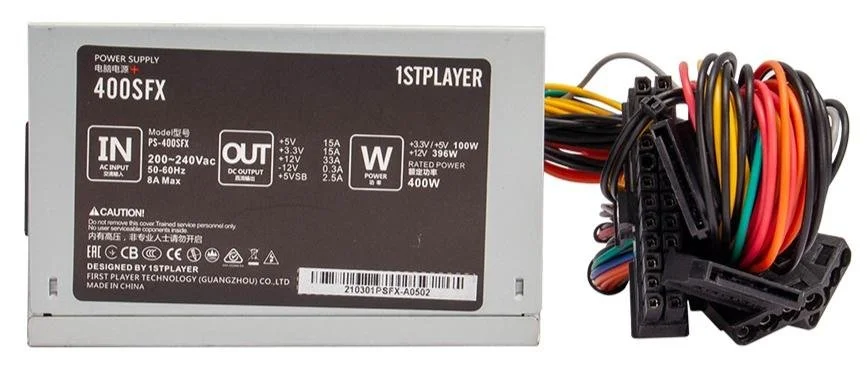 Фото: Блок живлення 1stPlayer 400W PS-400SFX APFC Bulk (C1-SFX-400-SV-EU) № 10 | KTC