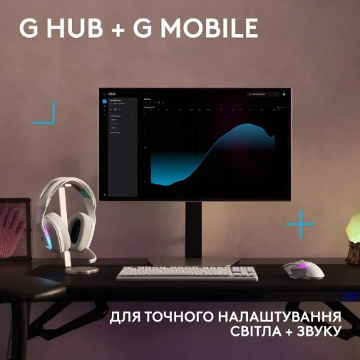 Фото: Гарнітура Logitech G522 Lightspeed White (981-001550) № 24 | KTC