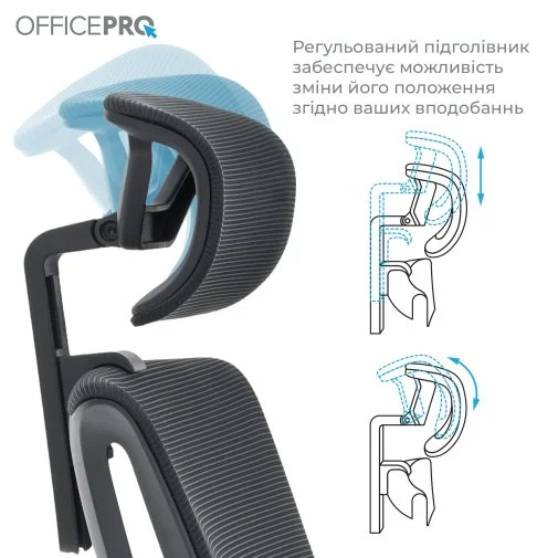 Фото: Крісло OfficePro Elegant OC660 Black (OC660-B-B-B) № 26 | KTC