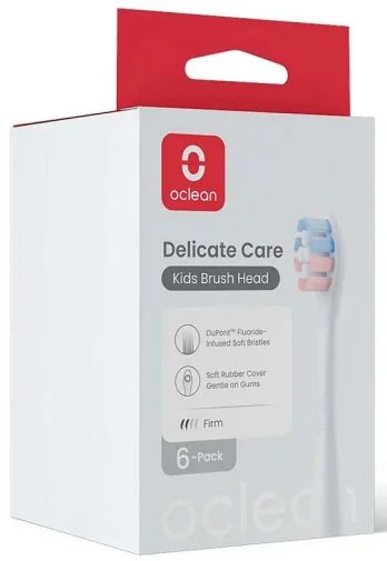Фото: Насадка для зубної щітки Oclean P3K1 Delicate Care White 6pcs (6970810557404) № 10 | KTC