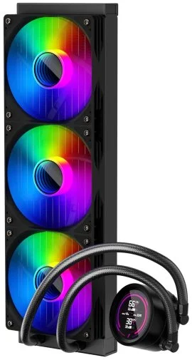 Фото: Система рідинного охолодження 1stPlayer TS4-360 Black (TS4-360-BK) № 11 | KTC