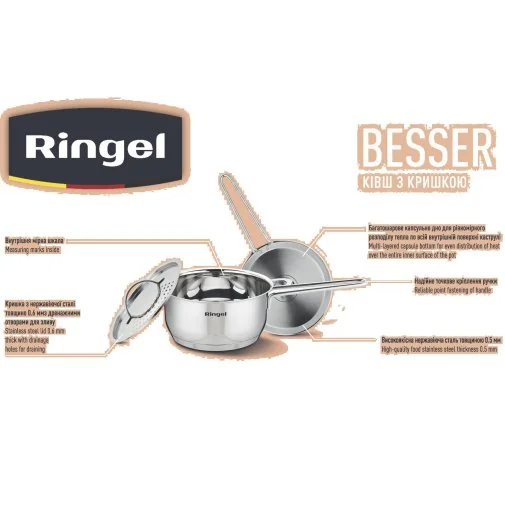 Фото: Ківш Ringel Besser 0.8L (RG-4021-14) № 12 | KTC