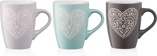 Фото: Чашка Ardesto Heart 330ml Gray (AR3467GR) № 14 | KTC