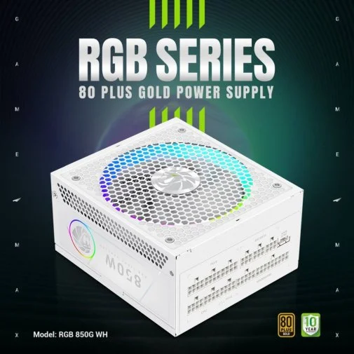 Фото: Блок живлення Gamemax 850W RGB 850G WH № 16 | KTC