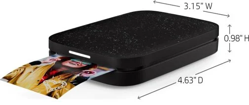 Фото: Фотопринтер HP Sprocket Portable Instant Photo Printer 2x3Inch Black Noir (HPISPB) № 12 | KTC