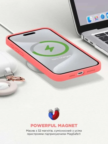 Фото: Чохол ArmorStandart for Apple iPhone 15 Pro - ICON2 MagSafe Guava (ARM72746) № 18 | KTC