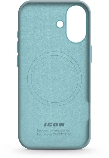Фото: Чохол ArmorStandart for Apple iPhone 16 - ICON2 MagSafe Blue Fog (ARM80184) № 12 | KTC