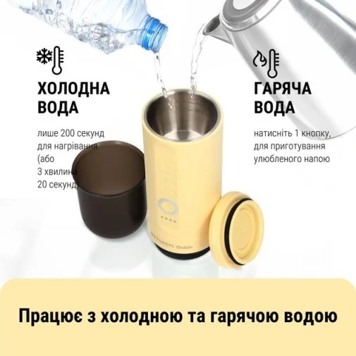 Фото: Кавоварка еспресо акумуляторна BUYDEEM OTEM-01 Mellow Yellow № 17 | KTC