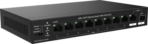 Фото: Комутатор Tenda TEG1110PF-8-120W № 6 | KTC
