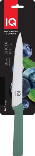 Фото: Ніж кухонний слайсерний IQ Be Energy 20cm Green (IQ-11001-3) № 9 | KTC