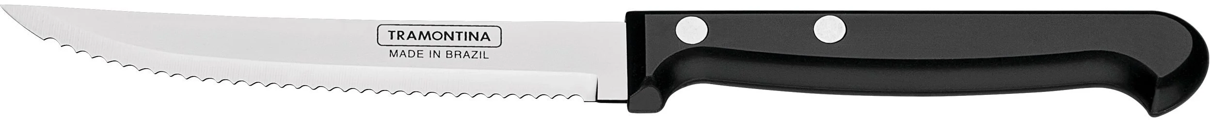 Фото: Ніж кухонний для стейку Tramontina ULTRACORTE 12.7cm Black (23854/105) № 9 | KTC