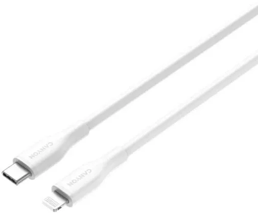 Фото: Кабель Canyon CLNM60 60W Type-C / Lightning 1m White (CNS-CLNM60SC10W) № 12 | KTC